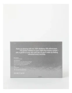 Heritage Luxe Silk Pillowcase In Silver -Heritage 653987980 653985820 3 4 720x928