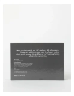 Heritage Luxe Silk Pillowcase In Charc -Heritage 653987980 781449040 3 2 720x928