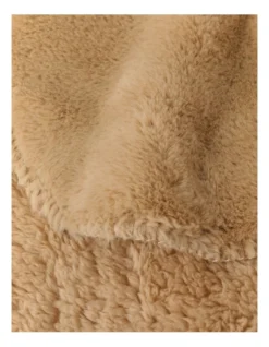 Heritage Reversible Sherpa Blanket In Tan 7 Heritage Reversible Sherpa Blanket In Tan -Heritage 749223640 950037220 3 720x928