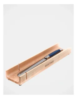 Heritage Laguiole Knife With Baguette Board Blue