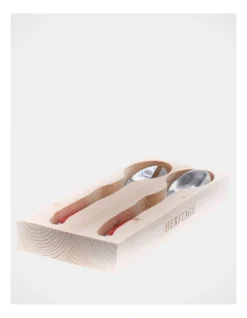 Heritage Laguiole Sophistique 2pce Salad Server Set Red