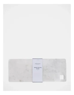 Heritage 45x18x1.5cm Marble Board White