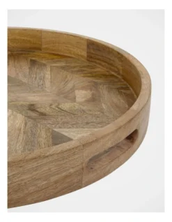 Heritage Herringbone Wood Serving Tray -Heritage 778921300 4 1 720x928