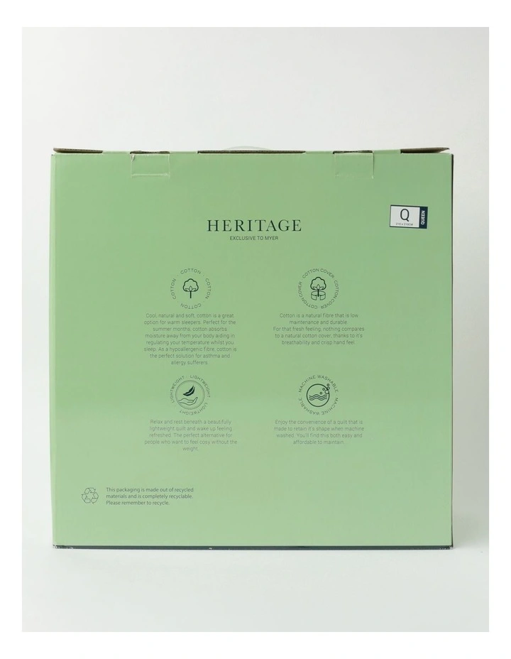 Heritage Australian Superfine Cotton Light Weight Quilt 6 Heritage Australian Superfine Cotton Light Weight Quilt - Image 4