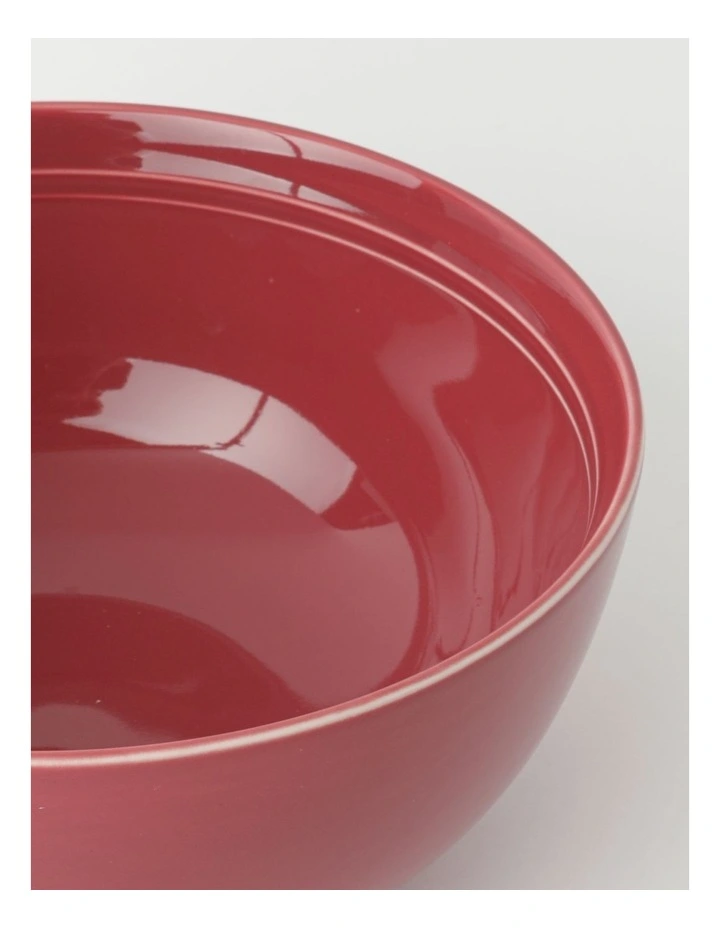 Heritage Avenue Deep Serving Bowl Crimson 4 Heritage Avenue Deep Serving Bowl Crimson - Image 2