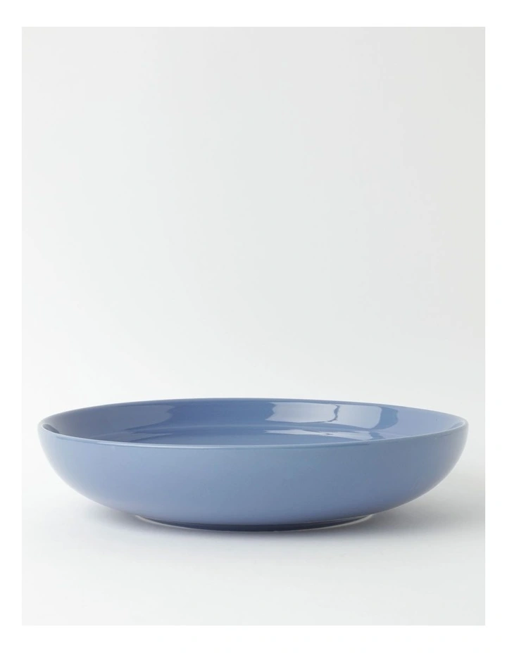 Heritage Avenue Shallow Serving Bowl Dusk Blue 3 Heritage Avenue Shallow Serving Bowl Dusk Blue