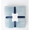 Heritage Chunky Rib Mink Blanket In Pale Blue -Heritage 800097490 871869250 1 1 720x928