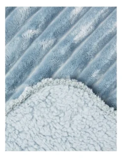 Heritage Chunky Rib Mink Blanket In Pale Blue -Heritage 800097490 871869250 3 1 720x928