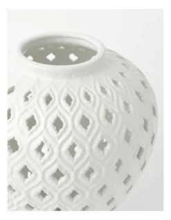 Heritage Marcella Ginger Jar 46cm In White -Heritage 800139520 3 720x928