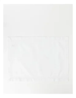 Heritage Elizabeth Hemstitch Placemat In White