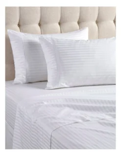 Heritage 500TC Superior Cotton Sheet Set In White