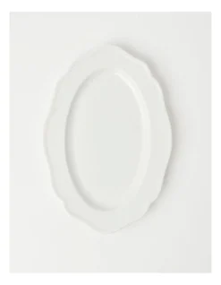 Heritage Scalloped Oval Plate