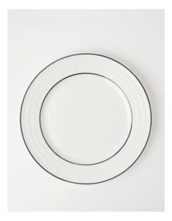 Heritage Ribbed 12pc Dinner Set With Blue Rim -Heritage 826734250 4 720x928