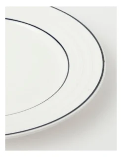 Heritage Ribbed 12pc Dinner Set With Blue Rim -Heritage 826734250 7 720x928