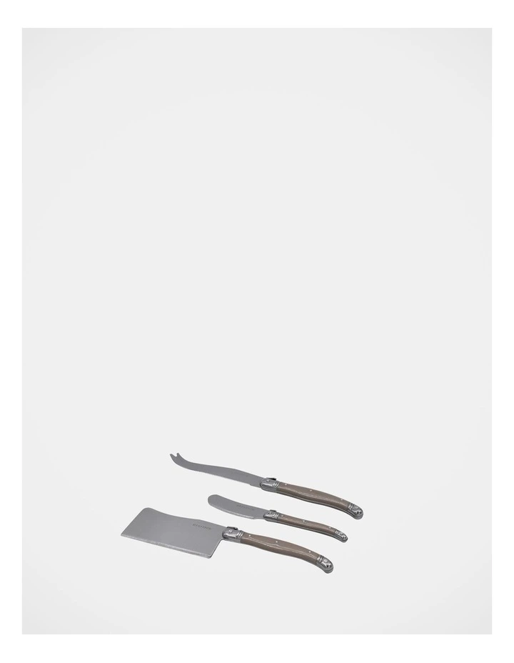 Heritage Laguiole Sophistique 3 Piece Cheese Knife Set In Gold 4 Heritage Laguiole Sophistique 3 Piece Cheese Knife Set In Gold - Image 2