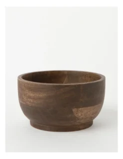Heritage Walnut Look Small Serving Bowl