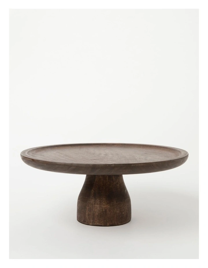 Heritage Walnut Look Cake Stand 3 Heritage Walnut Look Cake Stand