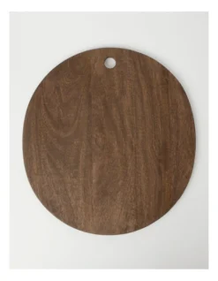 Heritage Walnut Look Round Serving Board 50x1.5cm