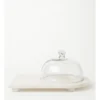 Heritage White Marble Cake Dome With Glass -Heritage 826996690 1 720x928