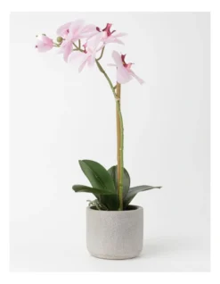 Heritage Real Touch Orchid 45cm 1 Stem Pink