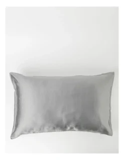 Heritage Silk Front Pillowcase Pair Charcoal -Heritage 853953850 853960600 3 2 720x928