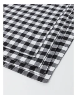 Heritage Gingham Placemat Set Of 4 In Black -Heritage 865766800 3 720x928