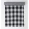 Heritage Gingham Runner In Black
