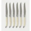 Heritage Laguiole Sophistique Pearl French 6pc Steak Knives