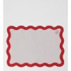 Heritage Florence Scalloped Edge Placemat Set Of 4 In Red And White -Heritage 866999260 1 720x928