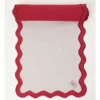 Heritage Florence Scalloped Edge Table Runner In Red And White 2 Heritage Florence Scalloped Edge Table Runner In Red And White -Heritage 866999440 1 720x928