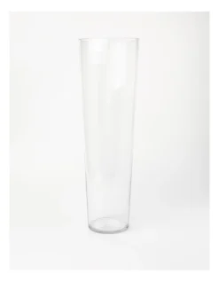 Heritage Sadie T-Shape Glass Vase 60cm In Clear