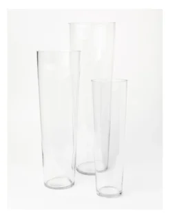 Heritage Sadie T-Shape Glass Vase 60cm In Clear -Heritage 868354300 3 720x928