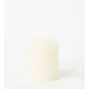 Heritage Smooth Finish Pillar Candle 10cm In Ivory