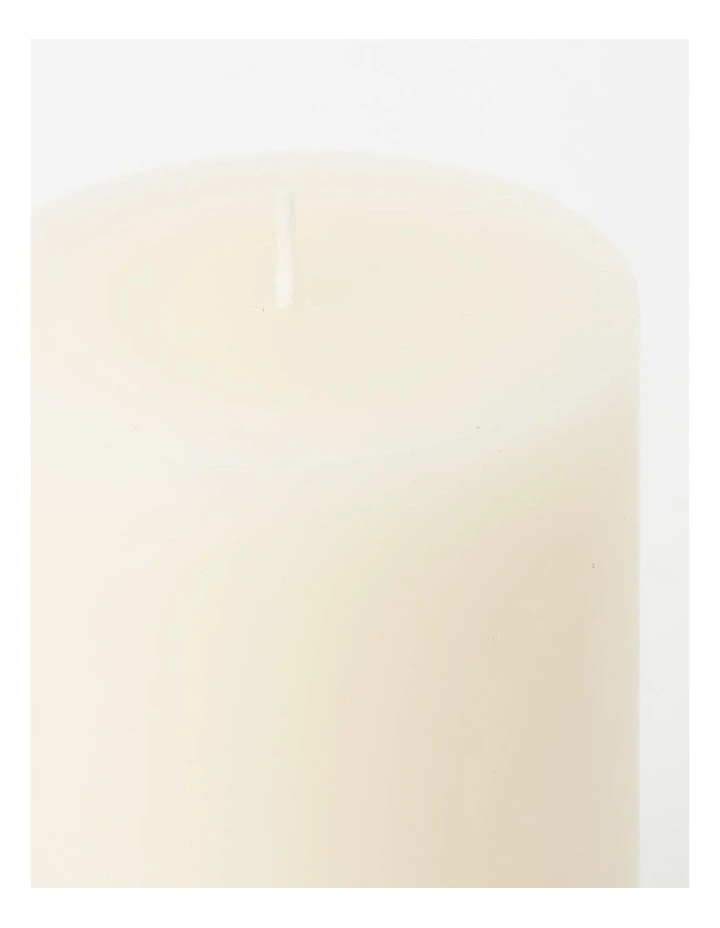 Heritage Smooth Finish Pillar Candle 20cm Ivory 4 Heritage Smooth Finish Pillar Candle 20cm Ivory - Image 2