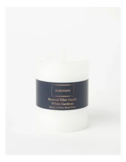 Heritage Rustic Scented Pillar Candle White Gardenia 9cm In White 7 Heritage Rustic Scented Pillar Candle White Gardenia 9cm In White -Heritage 868371580 3 720x928