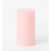 Heritage Rustic Scented Pillar Candle Indian Rose & Sweet Almond 13cm In Pink -Heritage 868372300 1 720x928