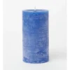 Heritage Rustic Scented Pillar Candle Blueberry 13cm In Blue -Heritage 868372570 1 720x928
