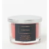 Heritage Candle In Glass Jar Frosted Cranberry 8cm In Red -Heritage 868372930 1 720x928