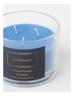 Heritage Candle In Glass Jar Blueberry 8cm In Blue -Heritage 868373110 3 720x928