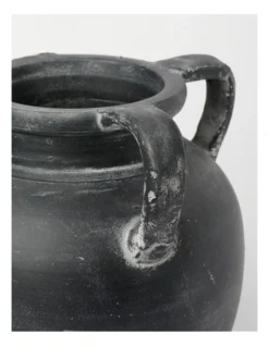 Heritage Kinross Terracotta Vase Large Black -Heritage 868471750 3 720x928