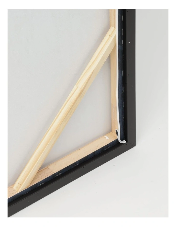 Heritage Bloom Foil Print Wall Art 82.6x122.6cm In Navy 6 Heritage Bloom Foil Print Wall Art 82.6x122.6cm In Navy - Image 4