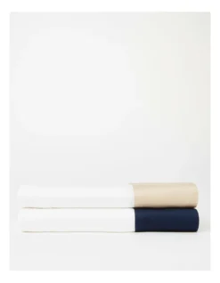 Heritage 500TC Ingah Cotton Sateen Sheet Set Indigo -Heritage 872974540 872973910 3 720x928