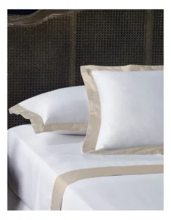 Heritage 500TC Ingah Cotton Sateen Sheet Set Champagne