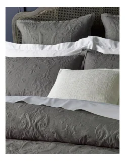 Heritage Everly Quilt Cover Grey -Heritage 885406330 885404710 3 720x928