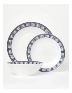 Heritage Grecian Blue Urn 12pc Dinner Set