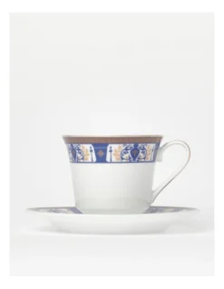 Heritage Grecian Blue Urn Cup & Saucer