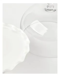 Heritage Scalloped Edge Cake Dome And Glass Stand Large -Heritage 896254390 5 720x928