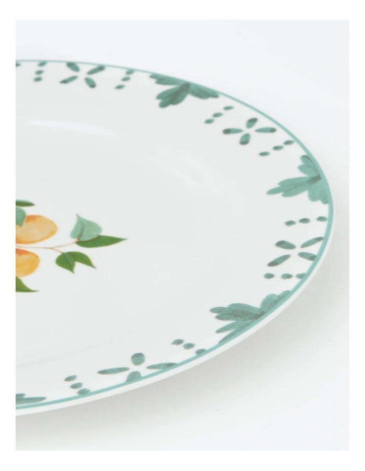 Heritage Valencia Oranges Charger Medallion In Green 4 Heritage Valencia Oranges Charger Medallion In Green - Image 2