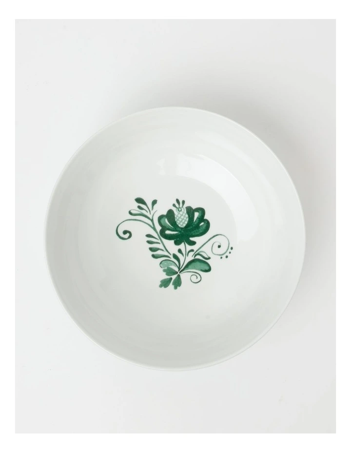 Heritage Valencia Oranges Deep Serving Bowl In Green 4 Heritage Valencia Oranges Deep Serving Bowl In Green - Image 2