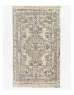 Heritage Abbie Rug 160x230cm In Gold/Charcoal